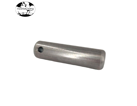 HHC-673เหล็กคาร์บอน holed ทรงกระบอก Pin, เจาะ Pin, เดี่ยวหัวเจาะ end Rod