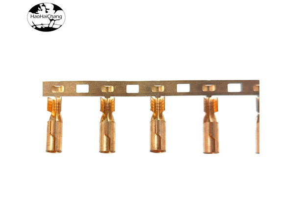 HHC-200 Phosphor Bronze Cold-Pressed Elastic Female End Terminal Block, Continuous Terminal