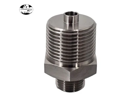 HHC-1129ที่ไม่ได้มาตรฐาน CNC Precision Machining REDUCER ADAPTER stainless STEEL Hollow STUD